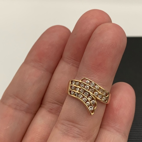 Diamond Ring 18k yellow gold - Picture 3 of 13